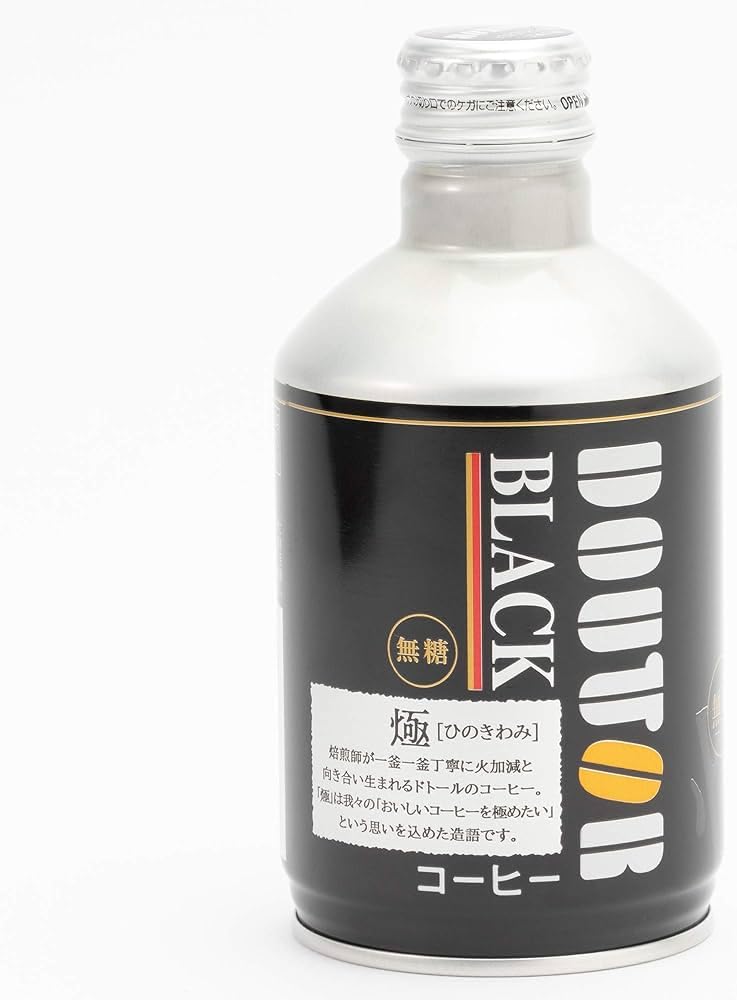 Amazon.co.jp: ドトールコーヒー ひのきわみブラック 無糖 ボトル缶